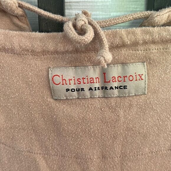 Vintage Christian Lacroix for air France 10 oversized 80s long sleeve knit top s - Picture 3 of 4